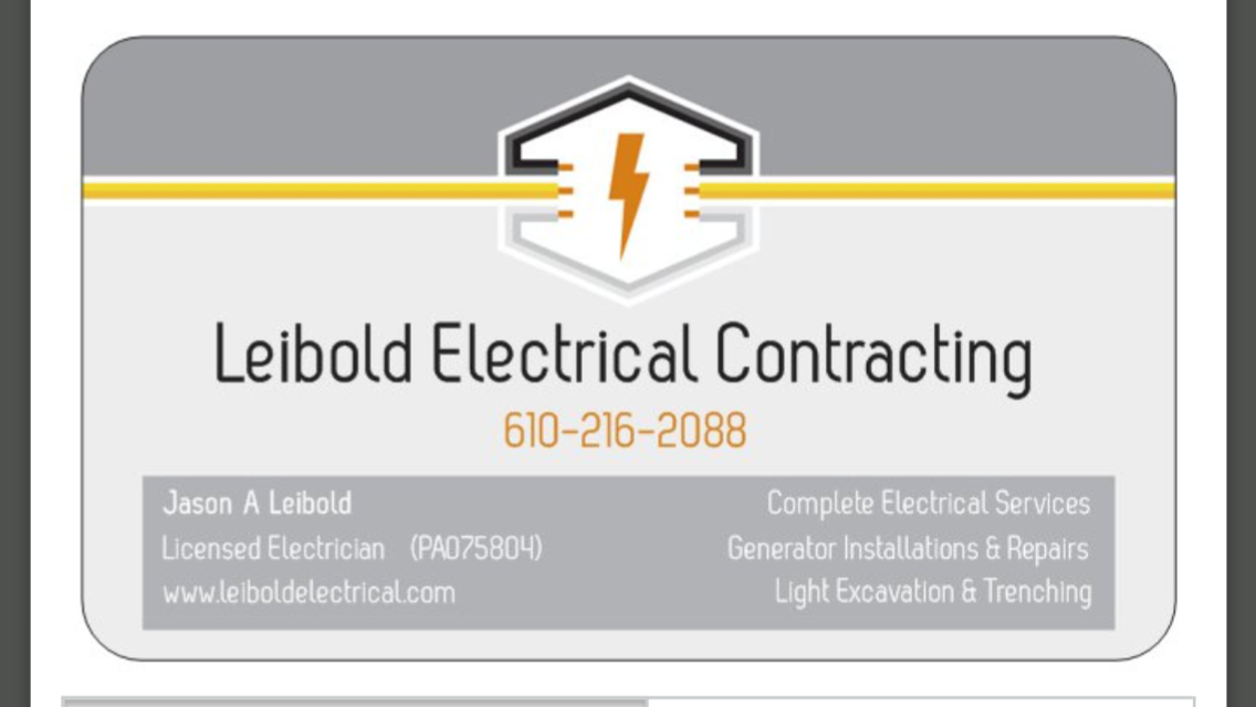 Leibold Electrical Contracting logo