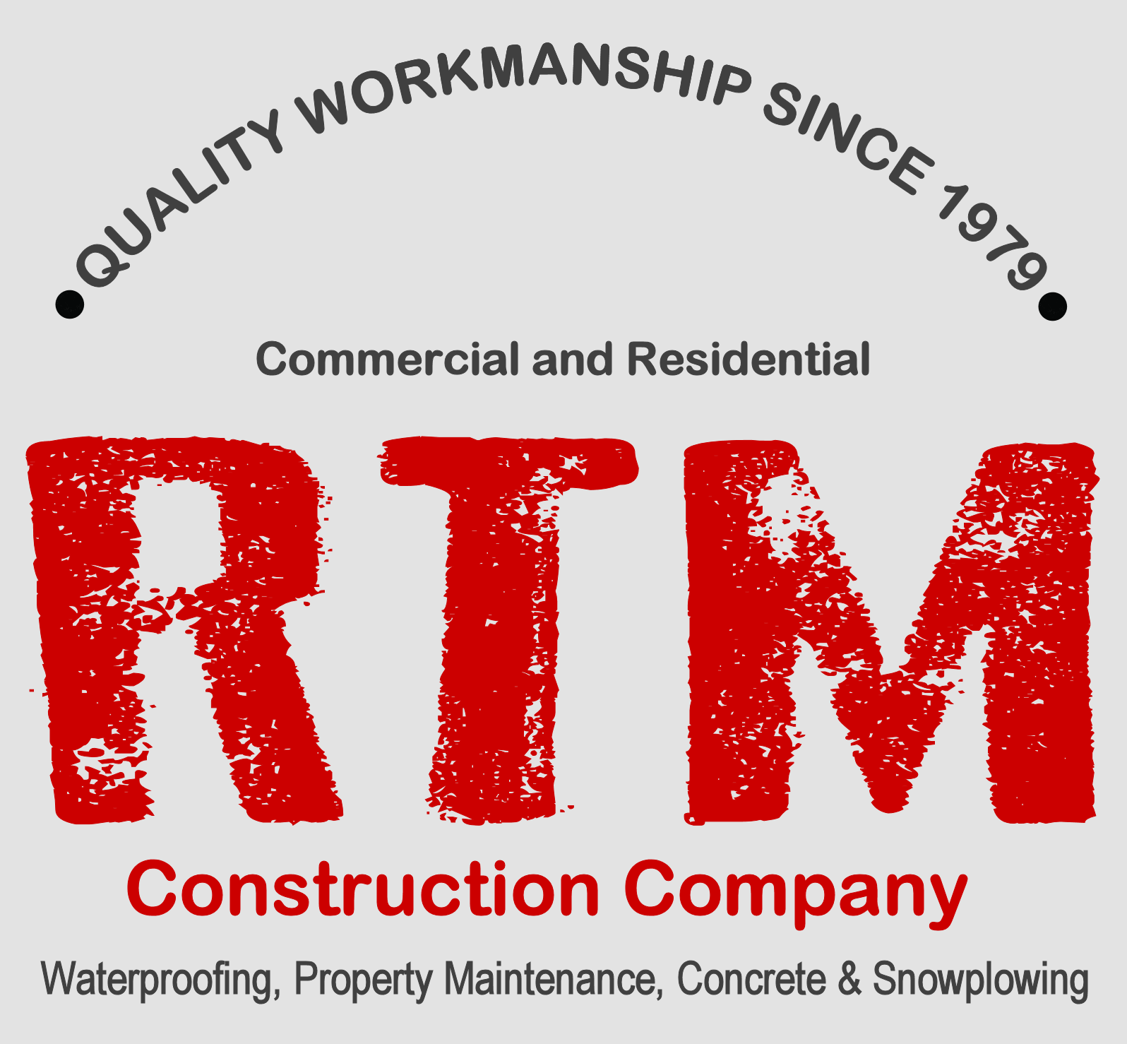 RTM Construction Co. logo