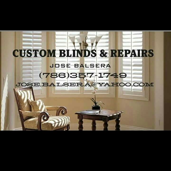 Logo for CUSTOM BLINDS & REPAIRS