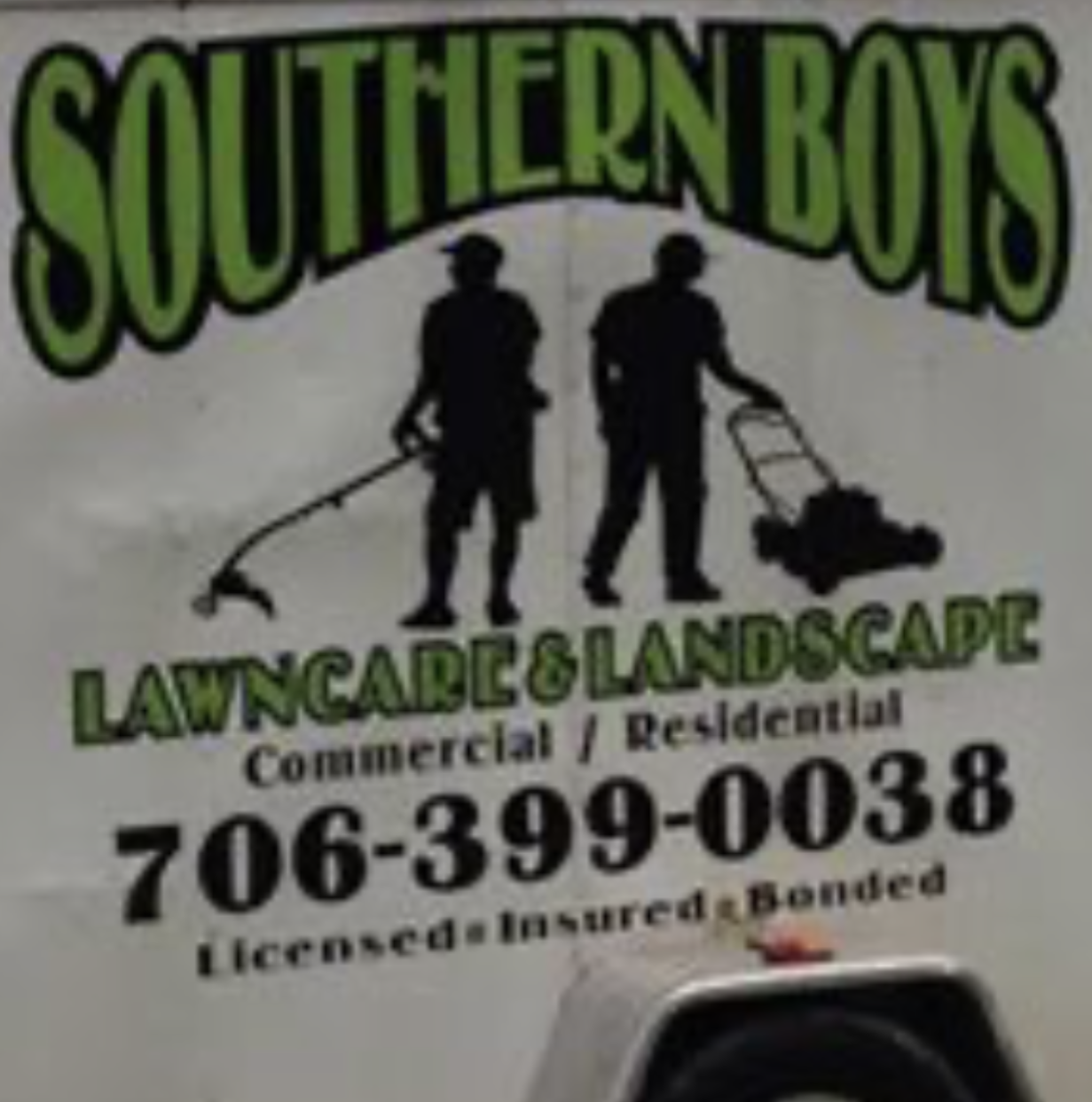 Logo for Southern boys lawncare/landscaping
