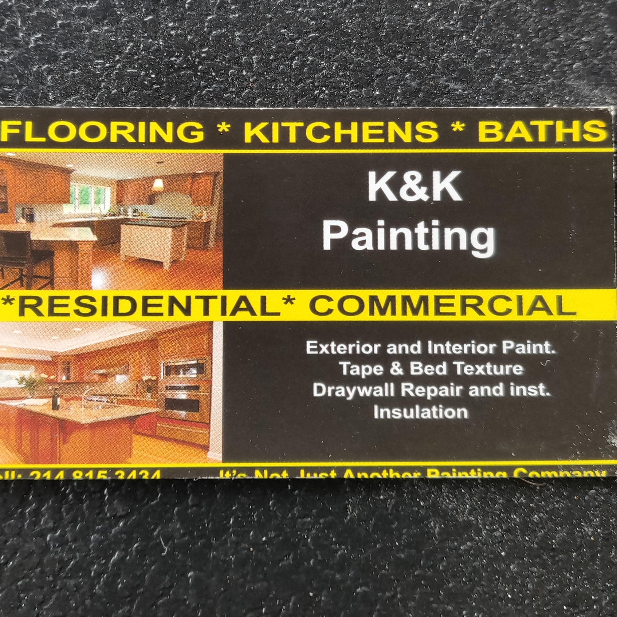 Logo for K&K Painting