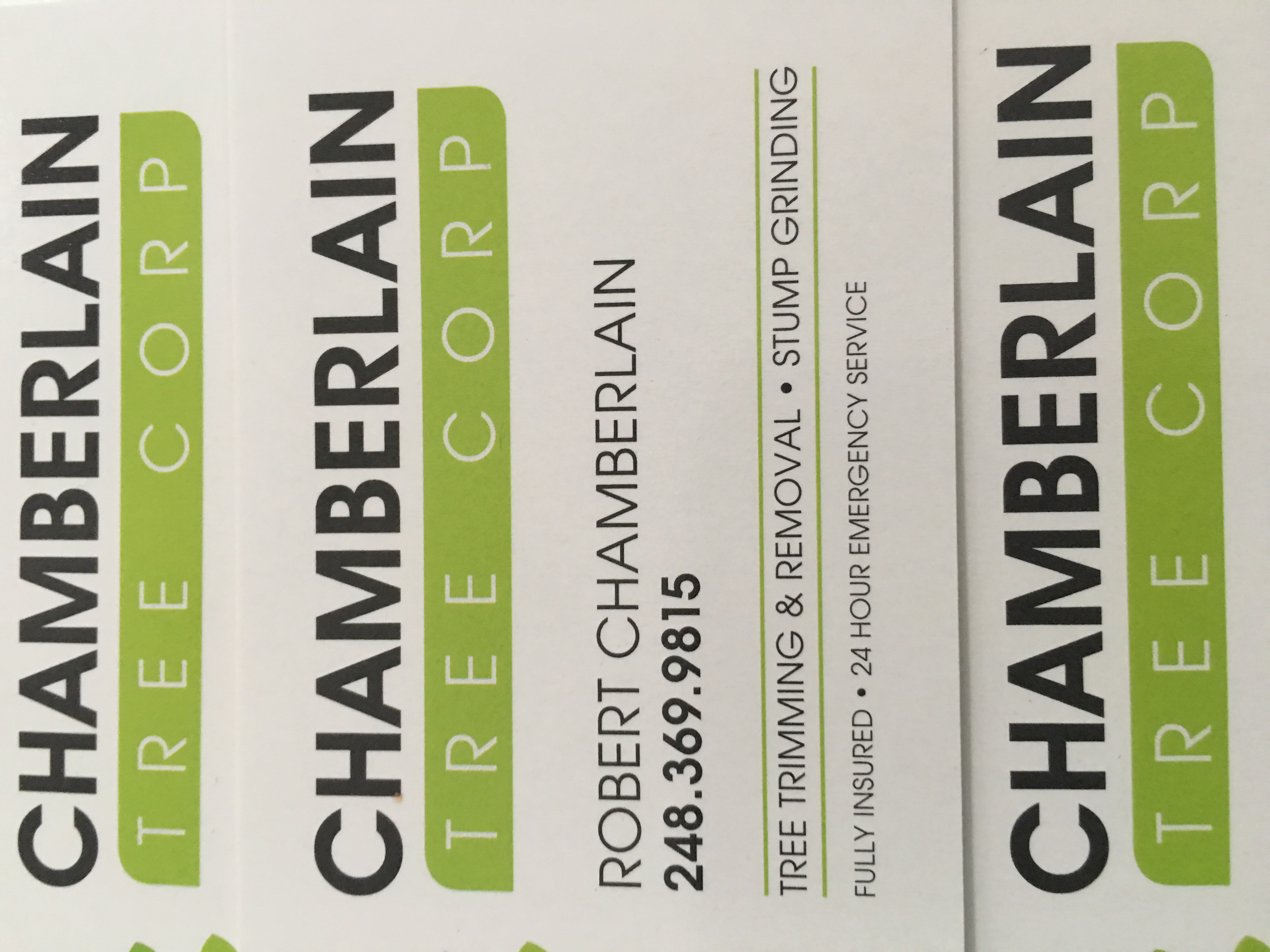 Chamberlain Tree Corp logo