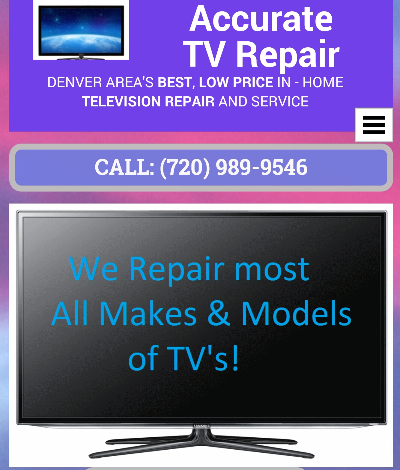 Logo for Accurate TV Repair