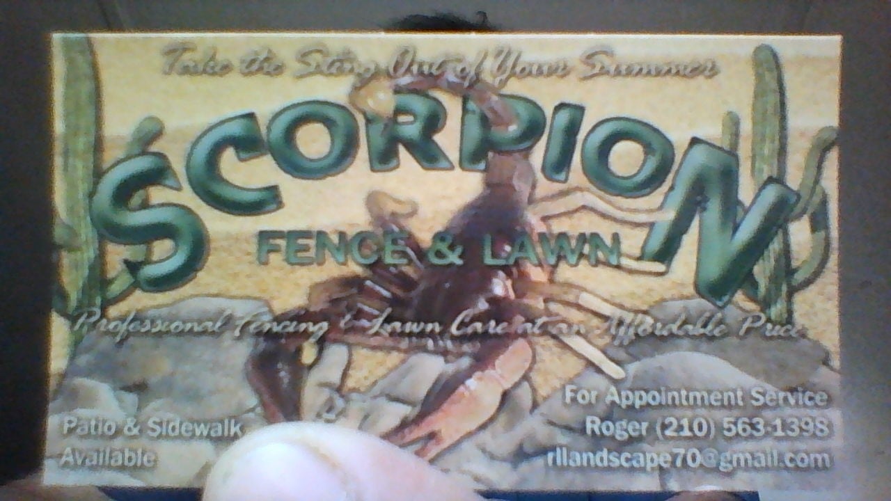 Logo for Scorpion Fence and Lawn