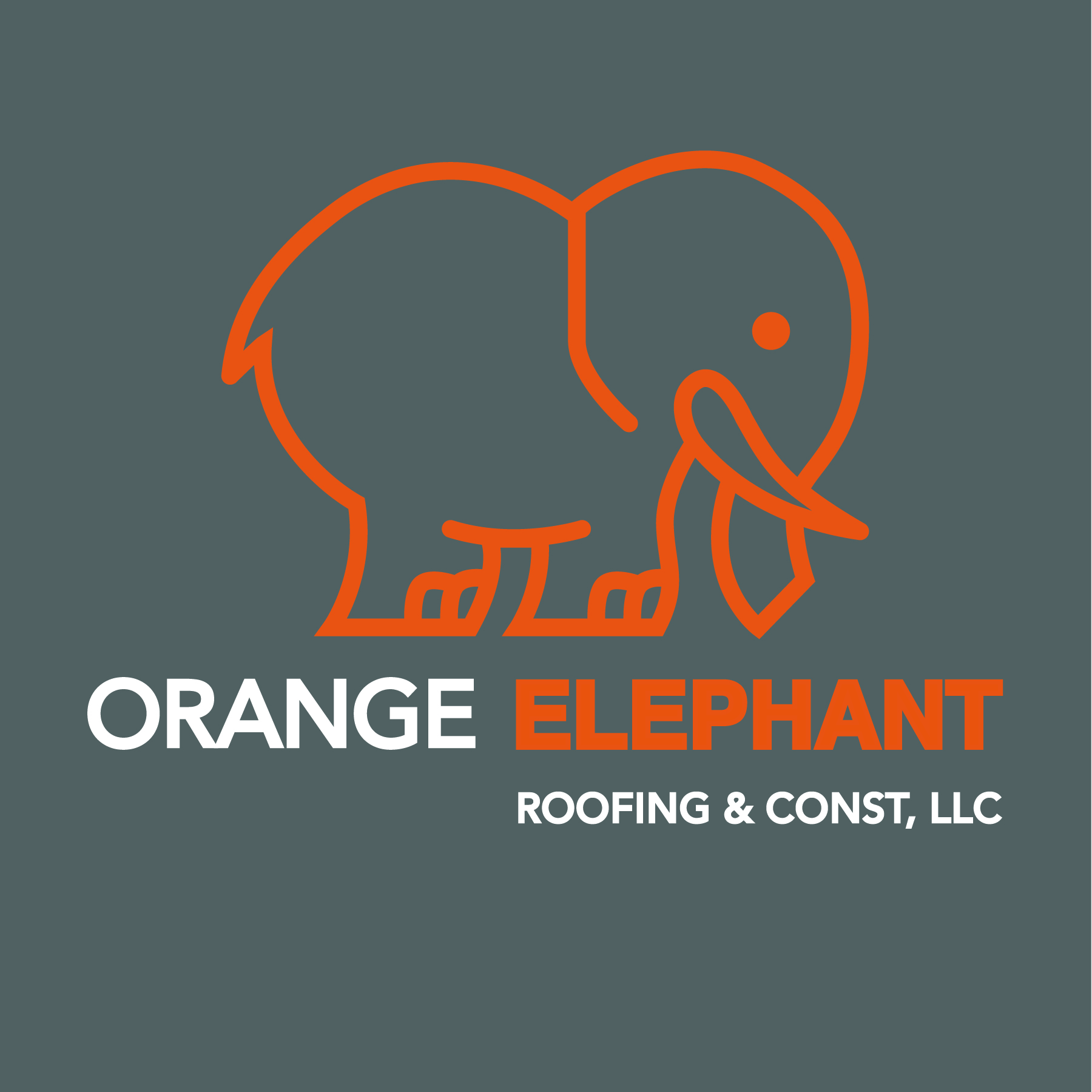 Orange Elephant Roofing & Construction logo