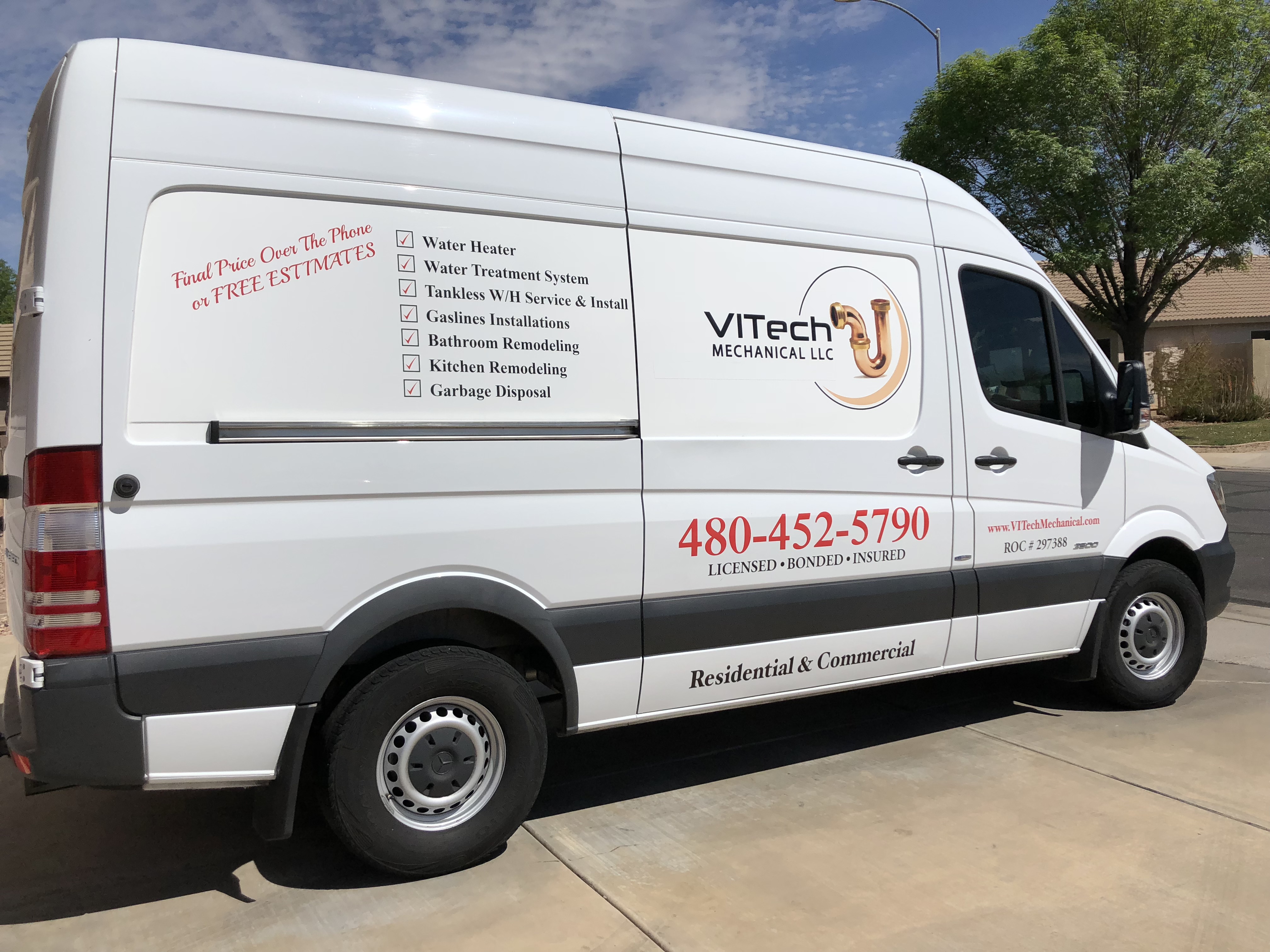 Logo for VITech Mechanical LLC