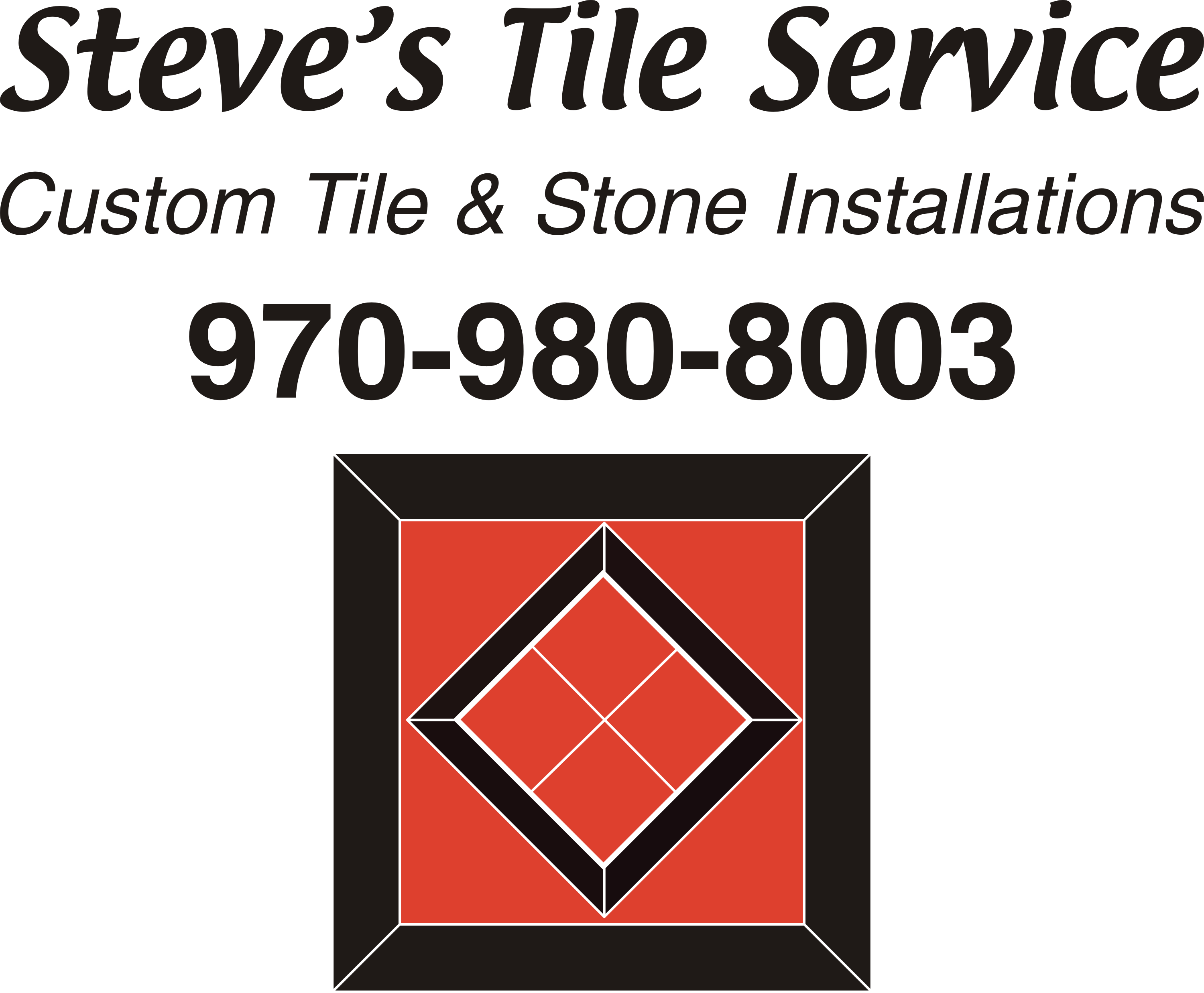 Steve's tile service logo