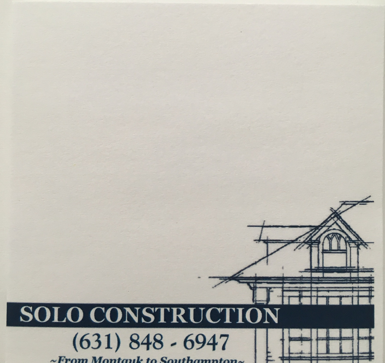 Solo Construction Company logo