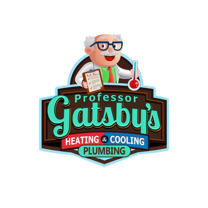 Logo for Professor Gatsby's Heating, Cooling & Plumbing