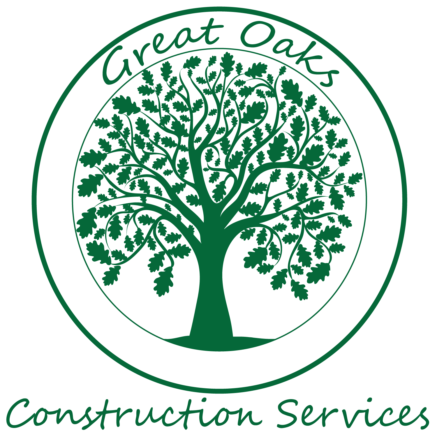 Logo for Great Oaks Construction Services
