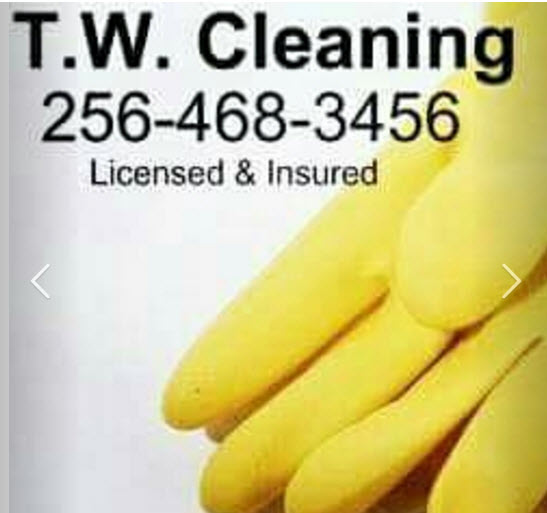 Logo for TW Cleaning