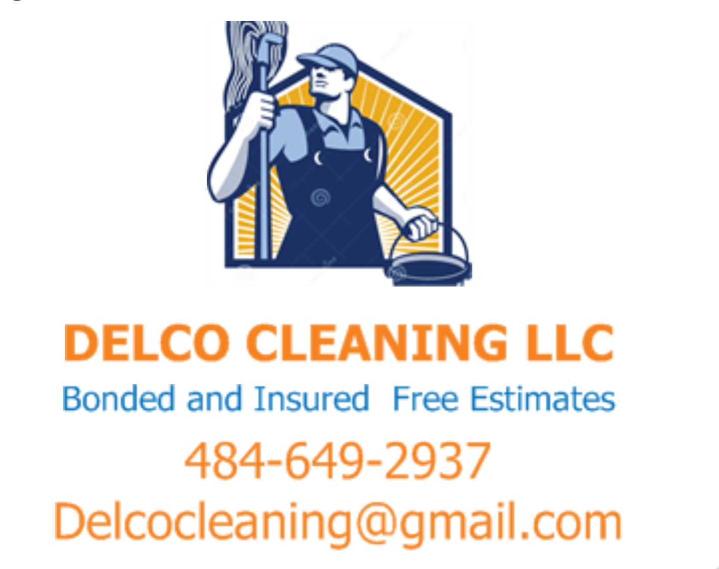 Logo for Delco Cleaning LLC