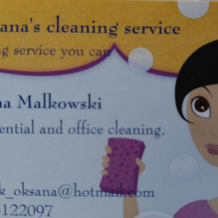 Oksana's Cleaning Service logo