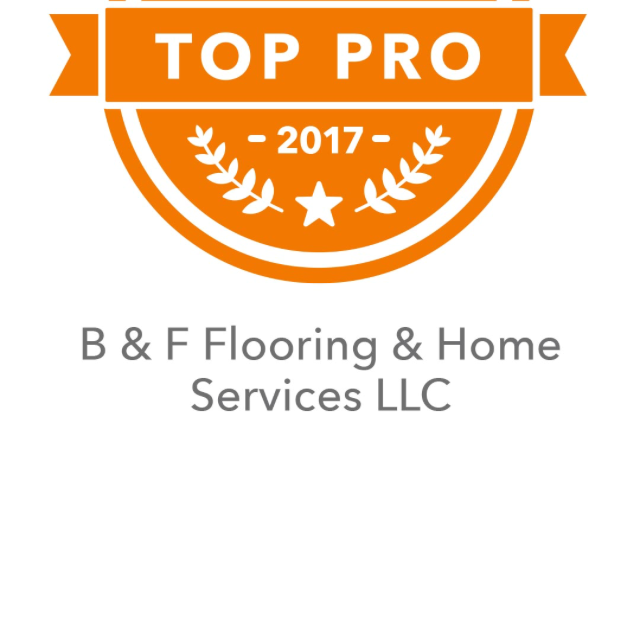 Logo for B & F Flooring