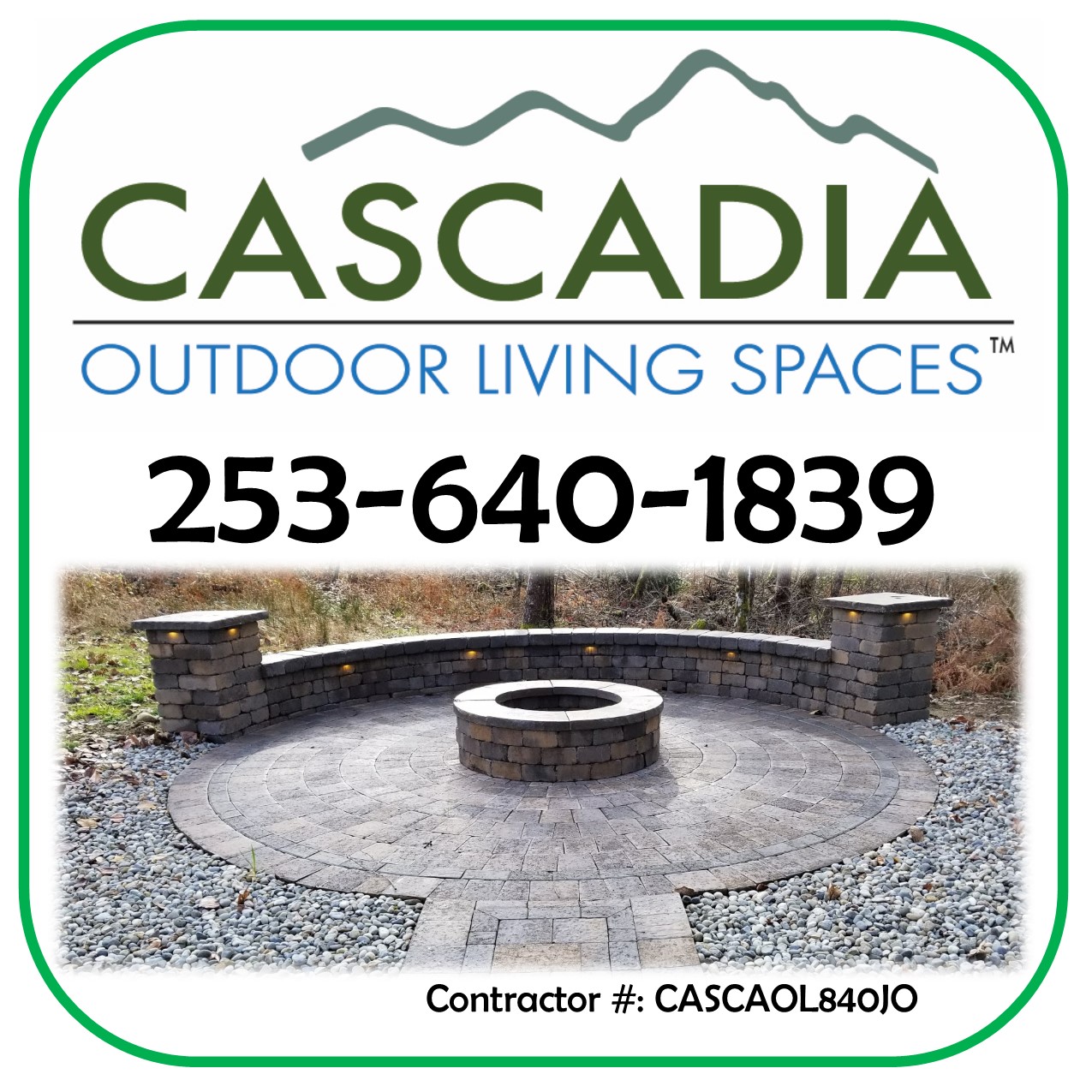 Logo for Cascadia Outdoor Living Spaces
