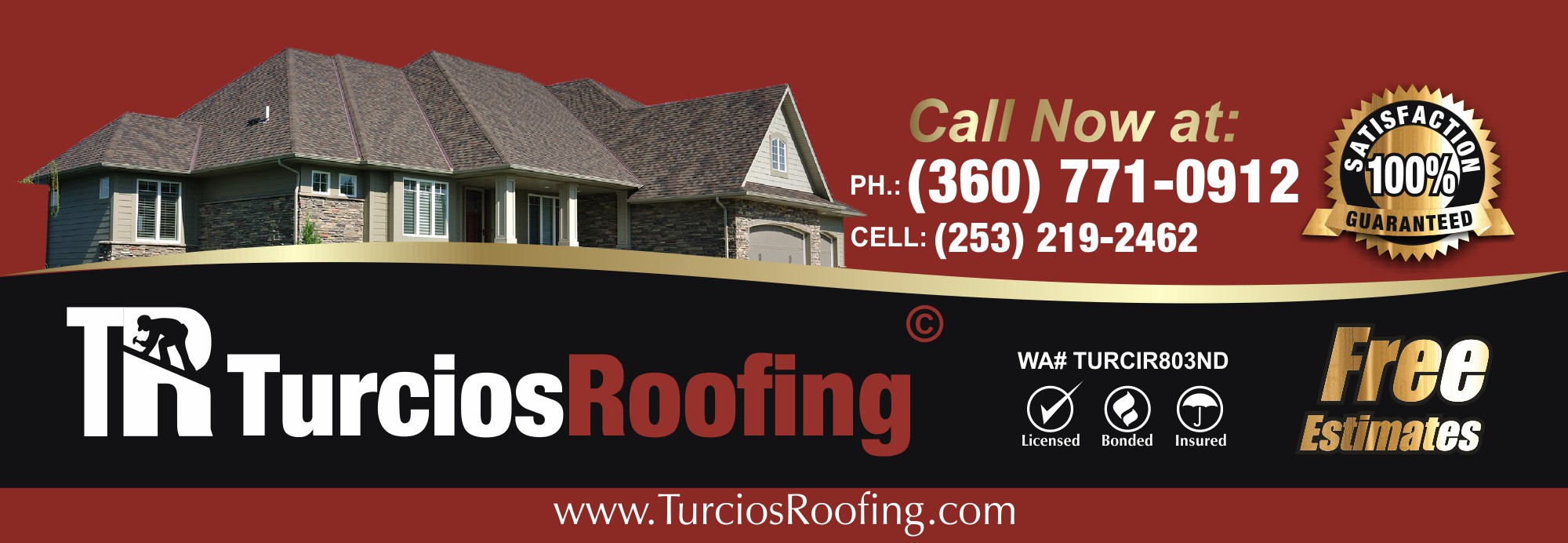 Turcios Roofing logo