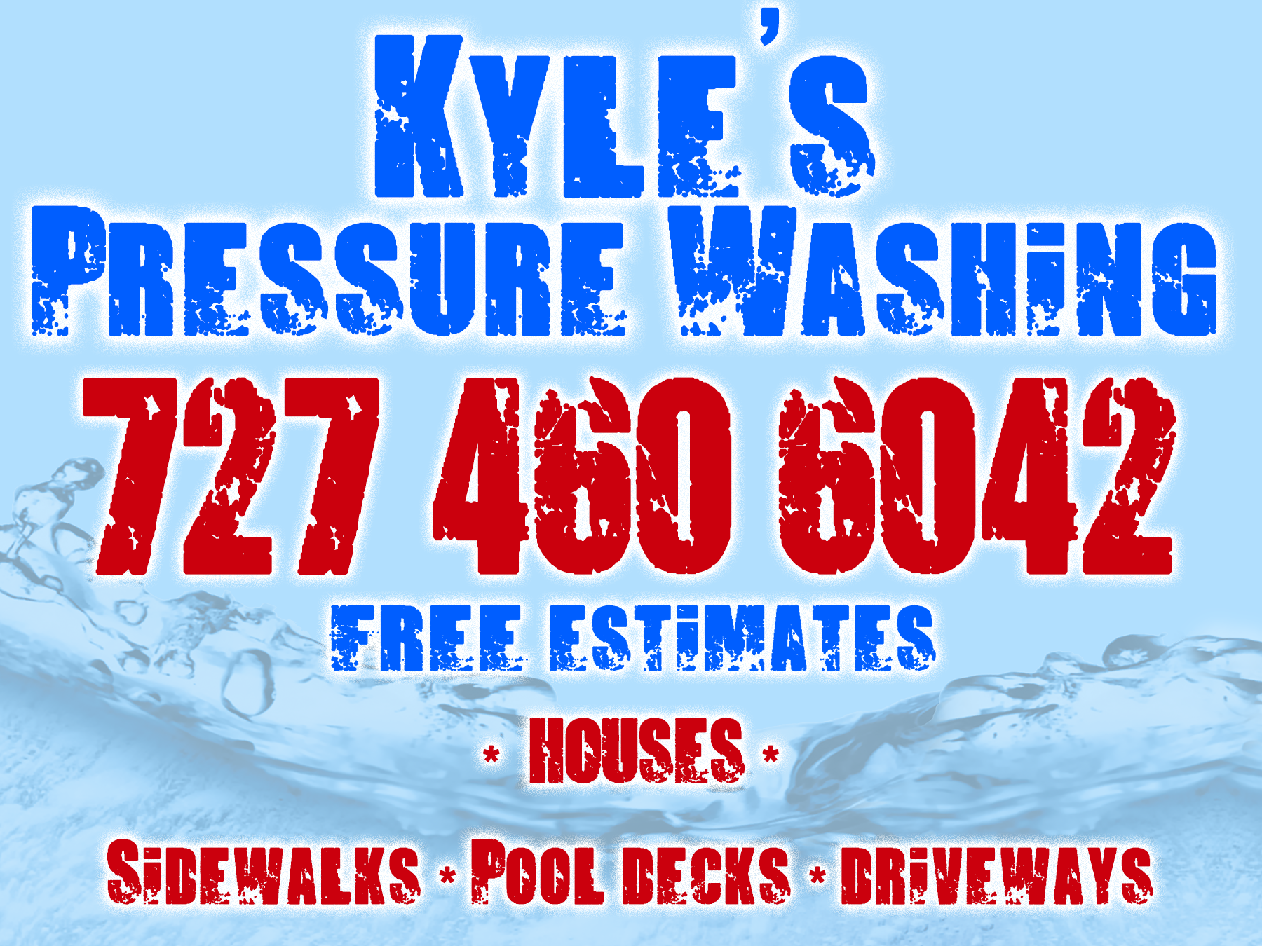 Kyle's Pressure Washing logo