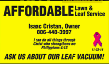 Logo for Affordable Lawn Service