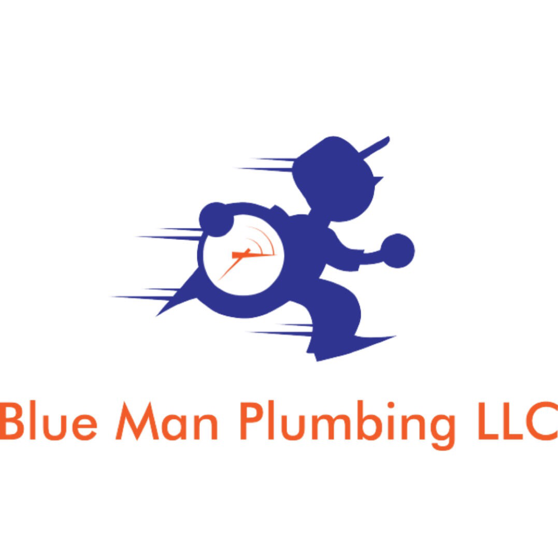 Logo for Blue Man Plumbing LLC