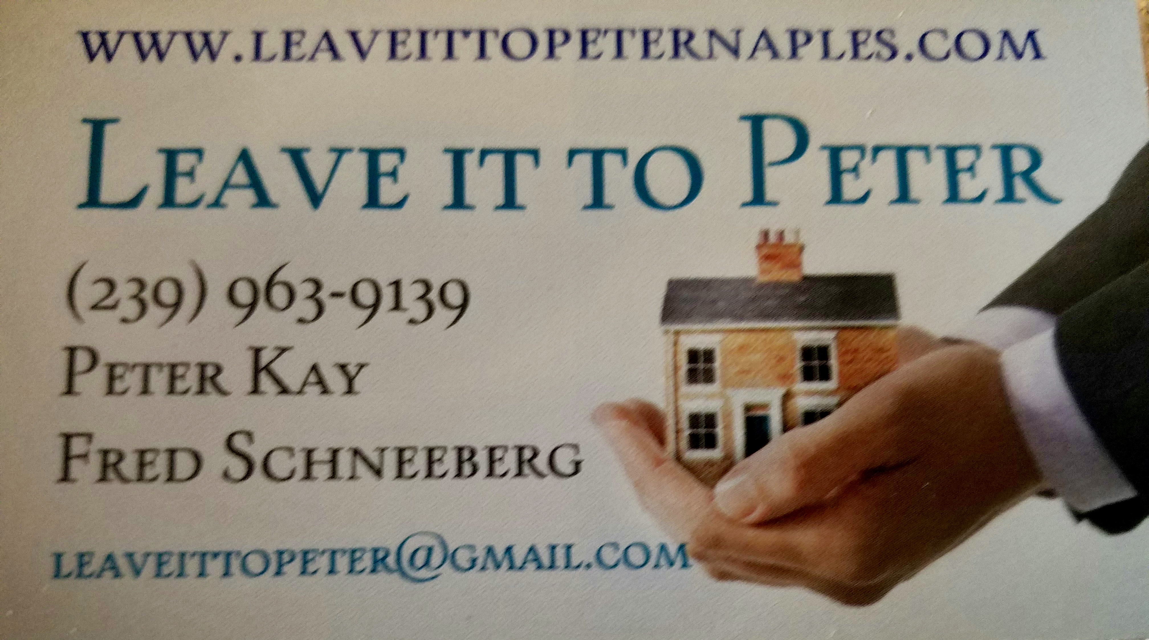 Leave it to Peter logo