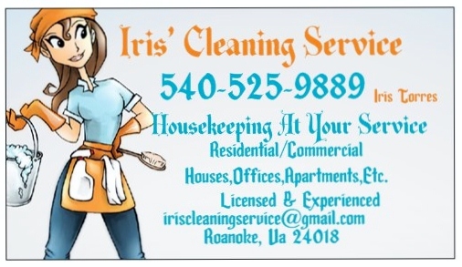 IRIS' CLEANING SERVICE logo