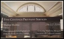Logo for Fine Coatings Pro Paint Services