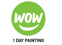 Logo for WOW 1 DAY PAINTING