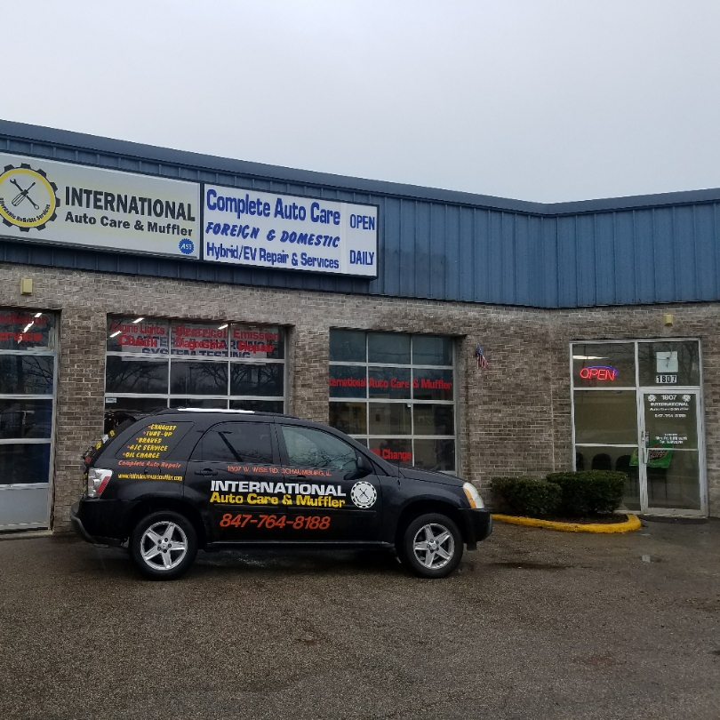 Logo for International Auto Care & Muffler