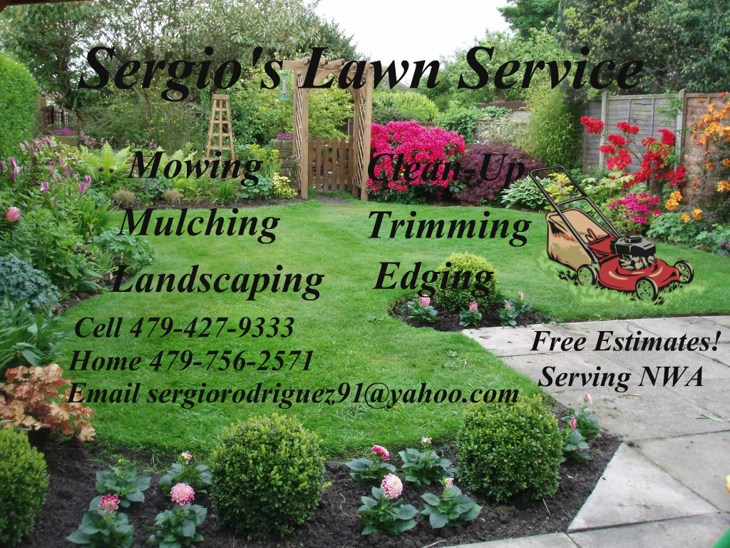 Logo for Sergio's Lawn Service