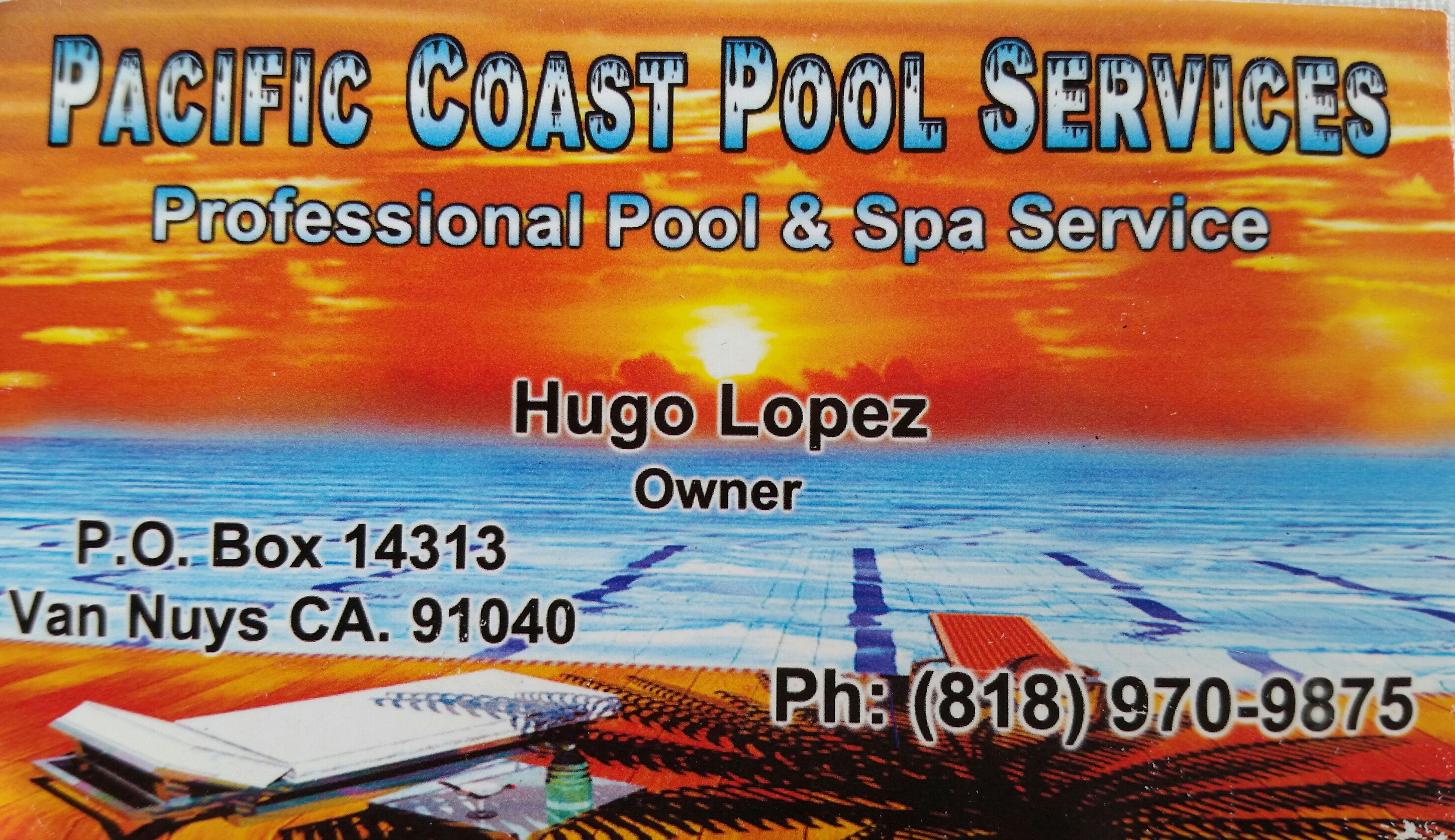 Logo for Pacific Coast Pool Service