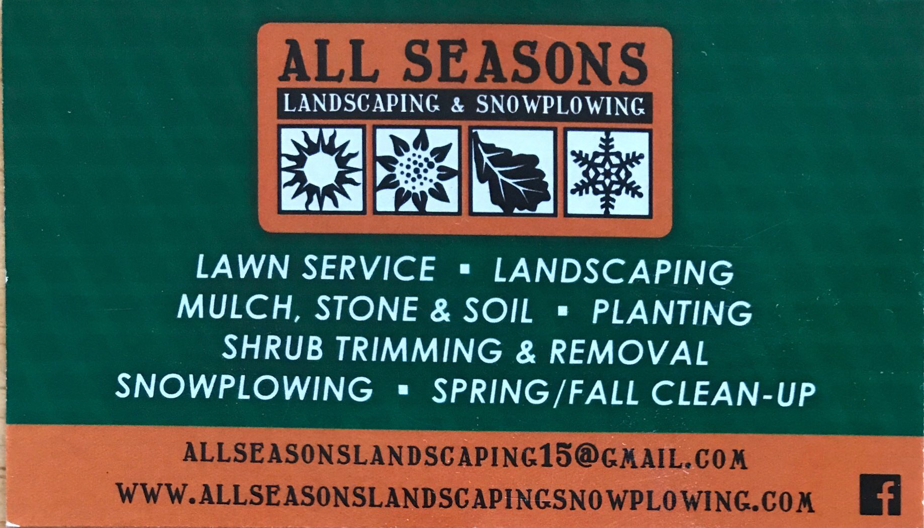 All Seasons Landscaping&Snowplowing logo