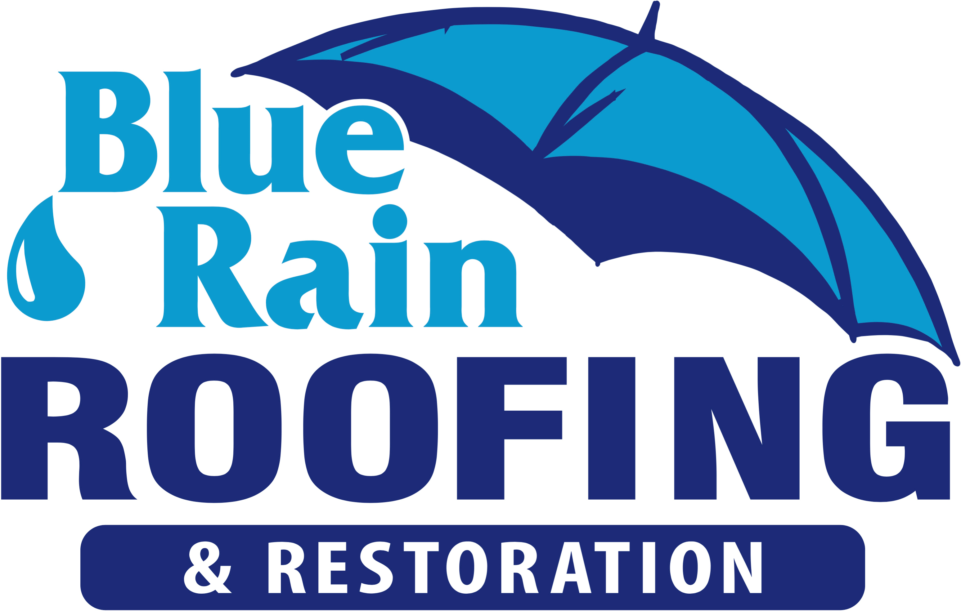 Logo for Blue Rain Roofing & Restoration