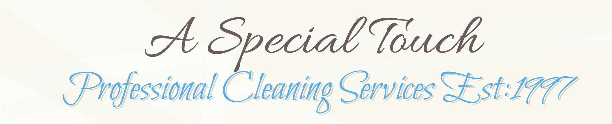 Logo for A Special Touch Cleaning Services