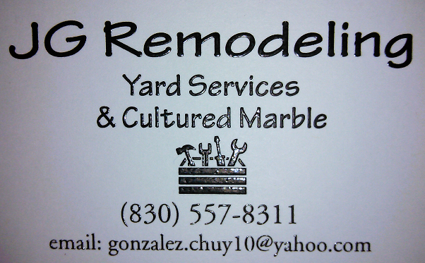 Logo for JG Remodeling
