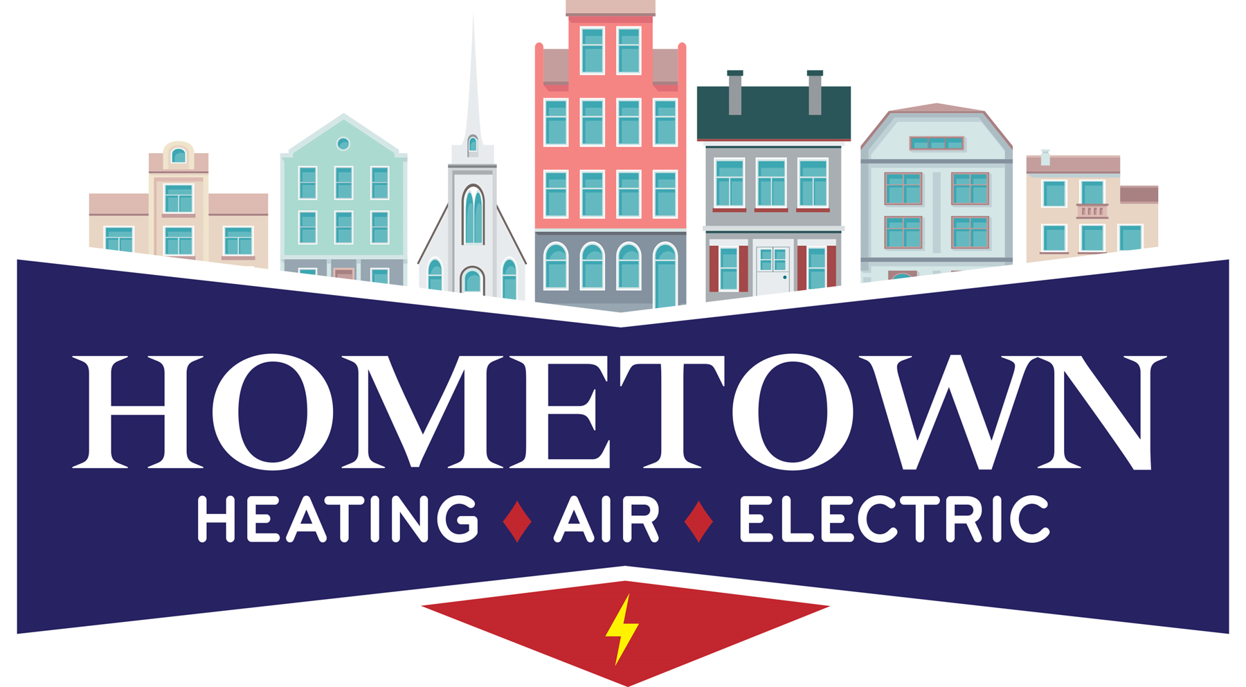 Logo for Hometown Heating, Air & Electric