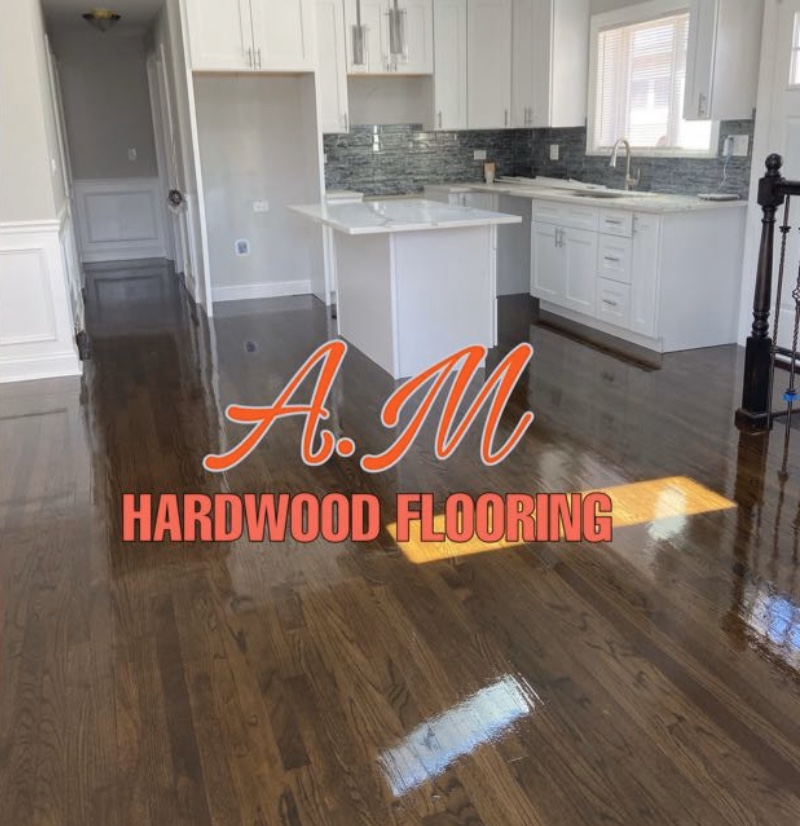 A.M Hardwood Flooring logo