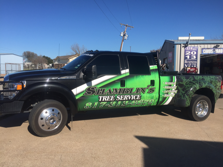 Logo for Shamblin's Tree Service