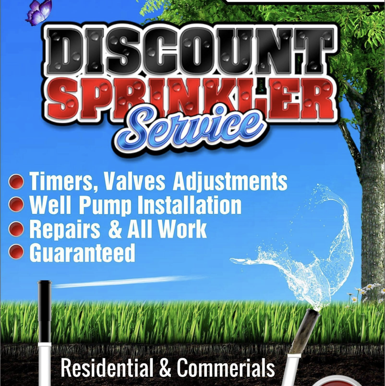 Discount Sprinkler Service logo