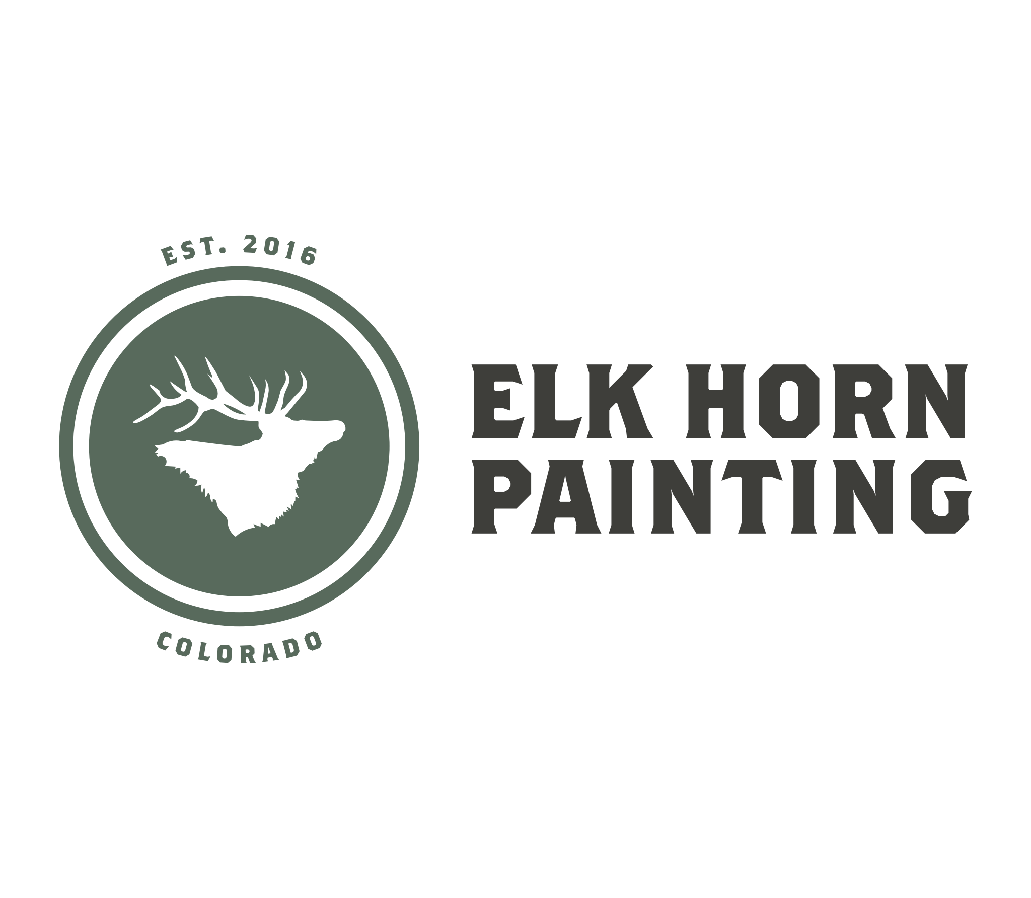 Elk Horn Painting logo