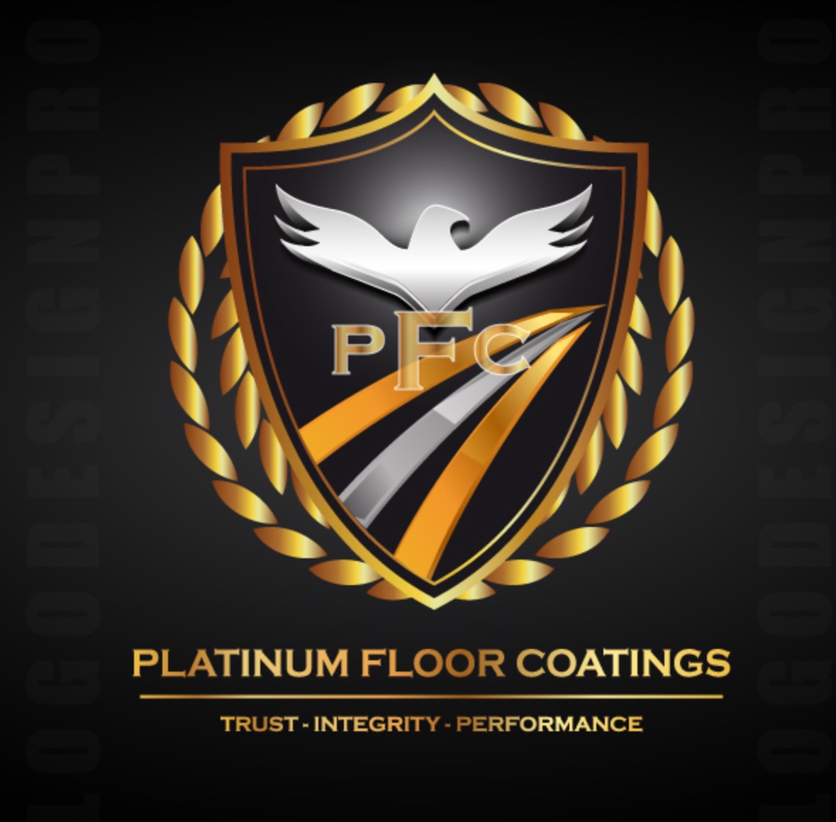 Logo for Platinum Floor Coatings