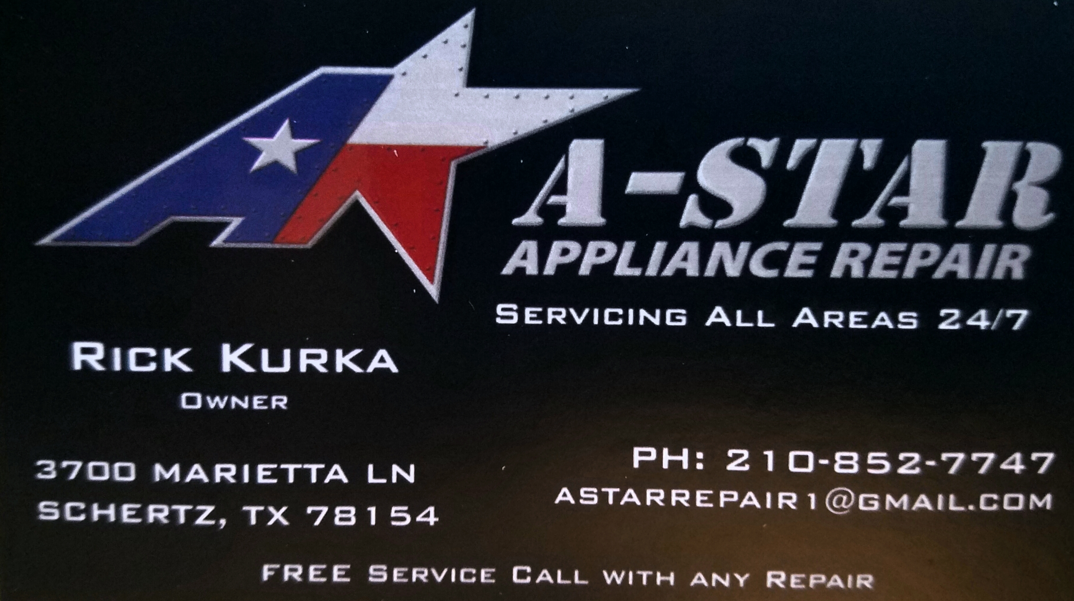 Logo for A-Star Appliance Repair