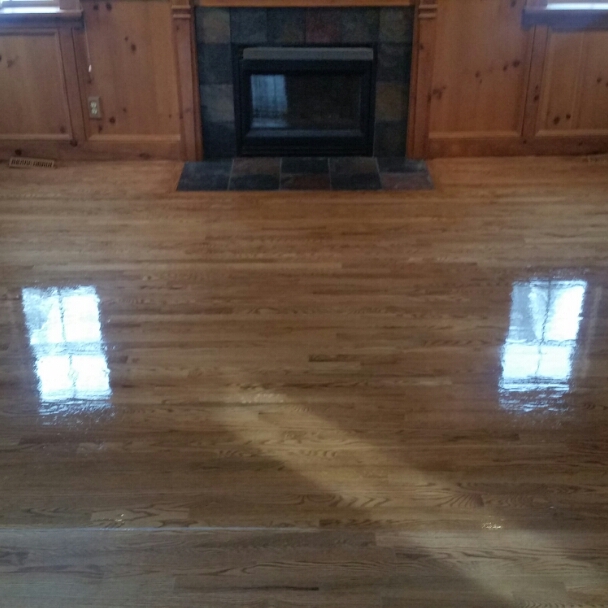 Logo for Aaron's Hardwood Flooring
