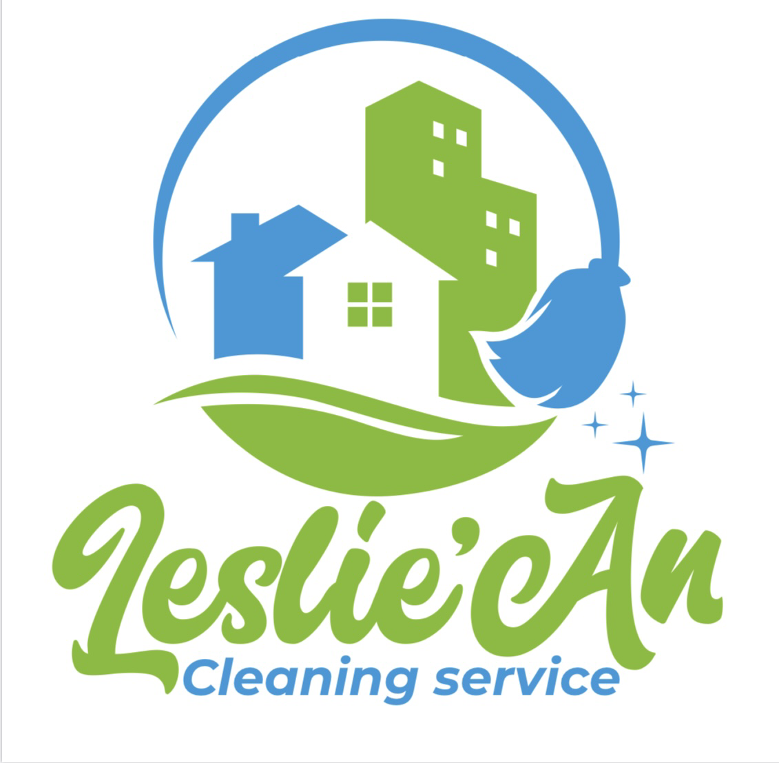 Logo for Leslie’an cleaning services