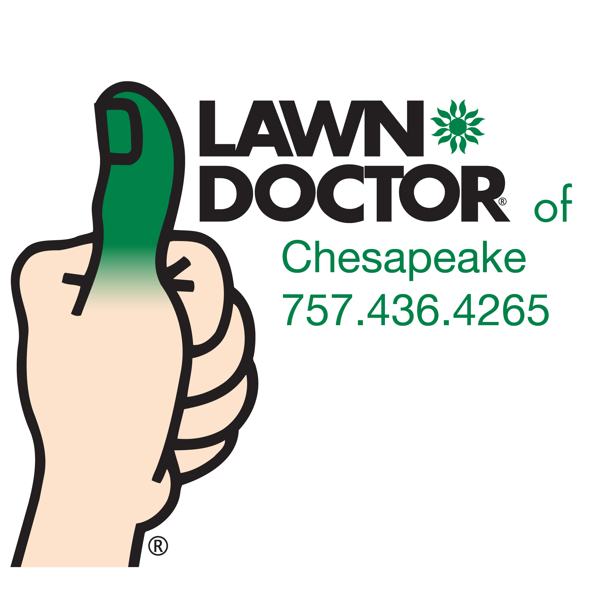 Lawn Doctor-Great Bridge-Hickory-Deep Creek and Gr logo