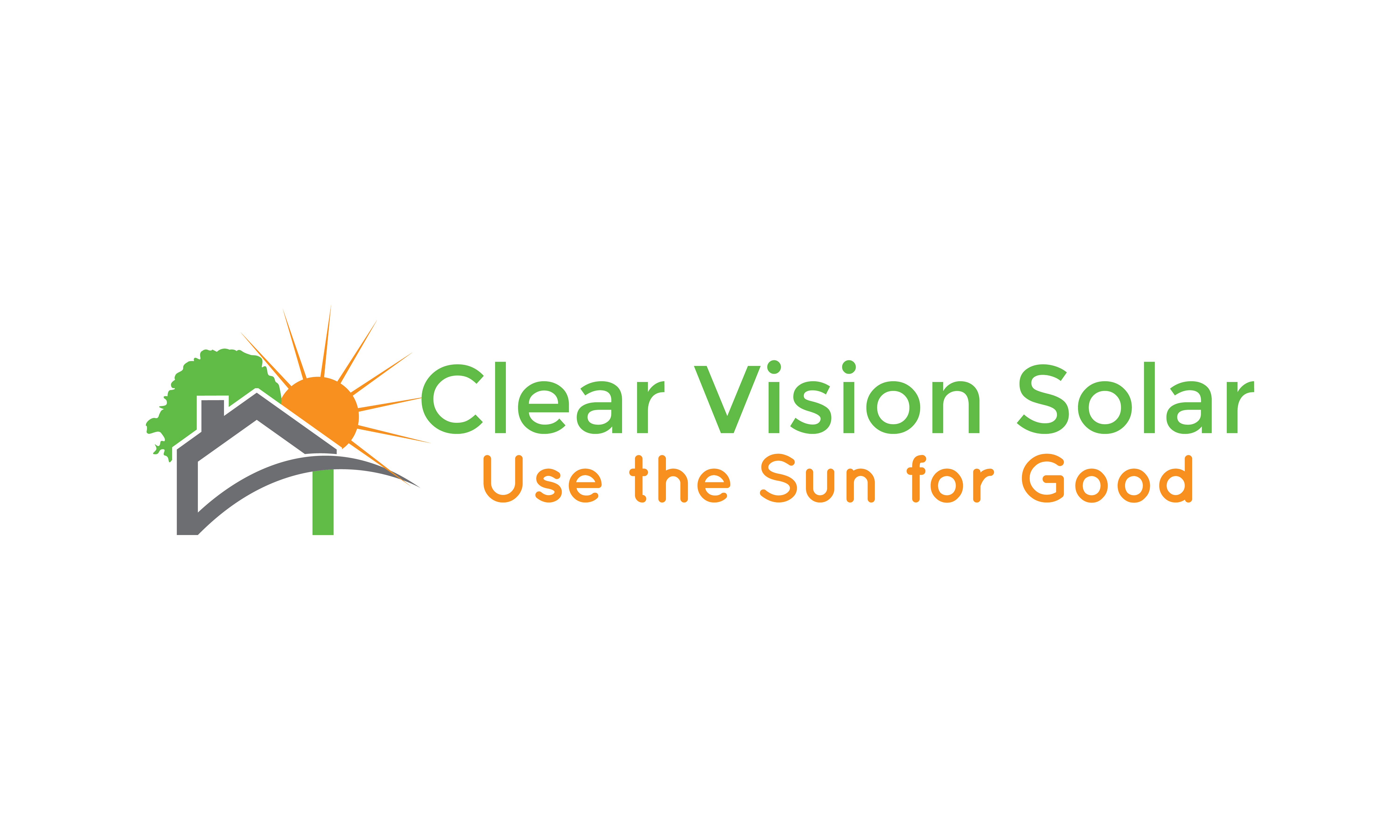 Clear vision solar logo