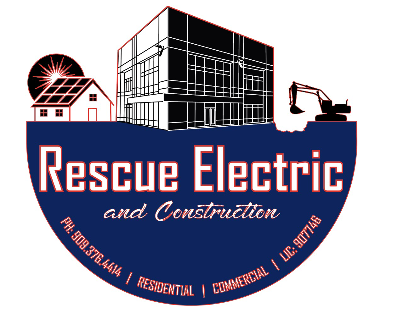 Rescue Electric and Construction logo