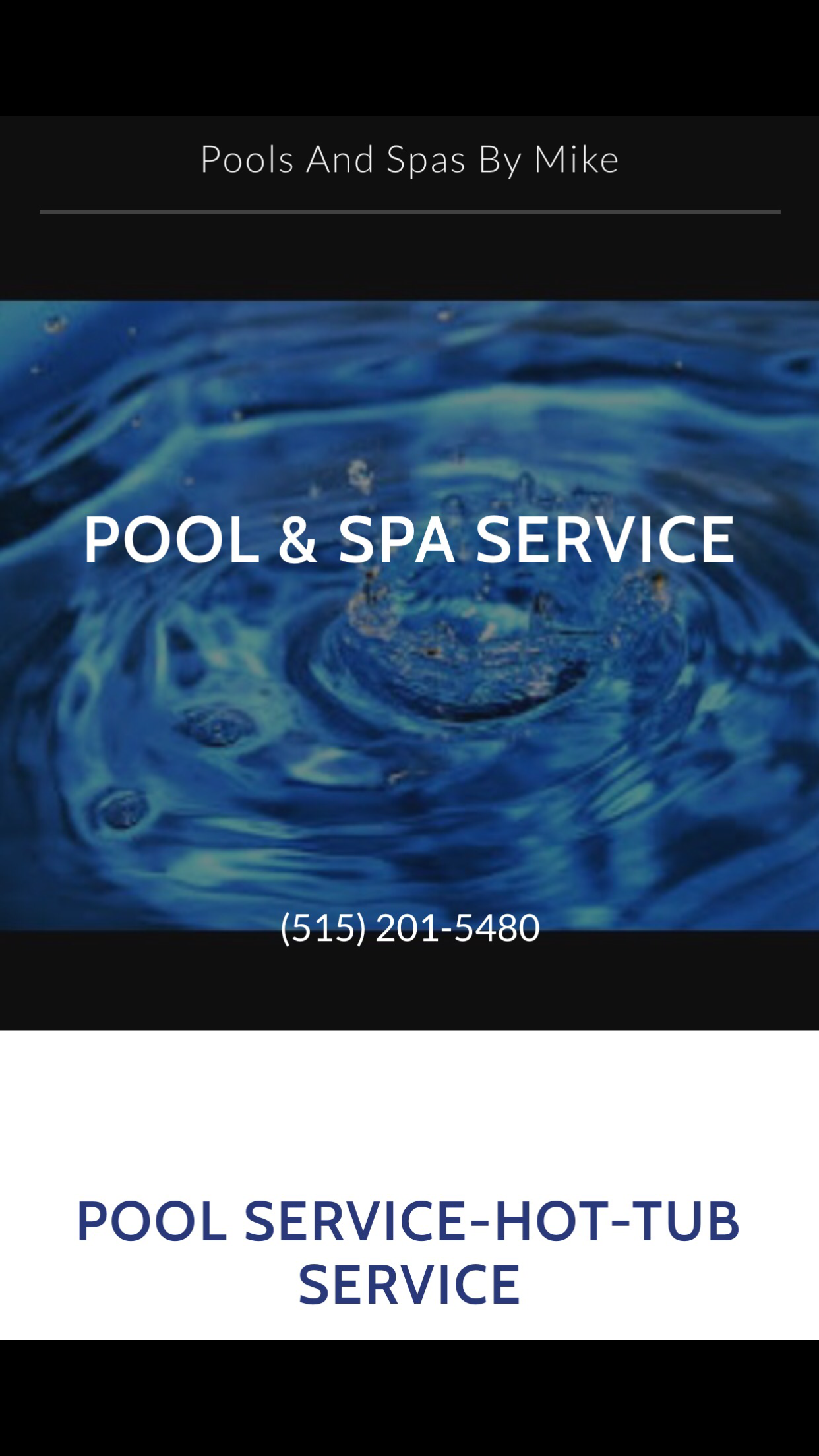 Pools And Spas By Mike logo