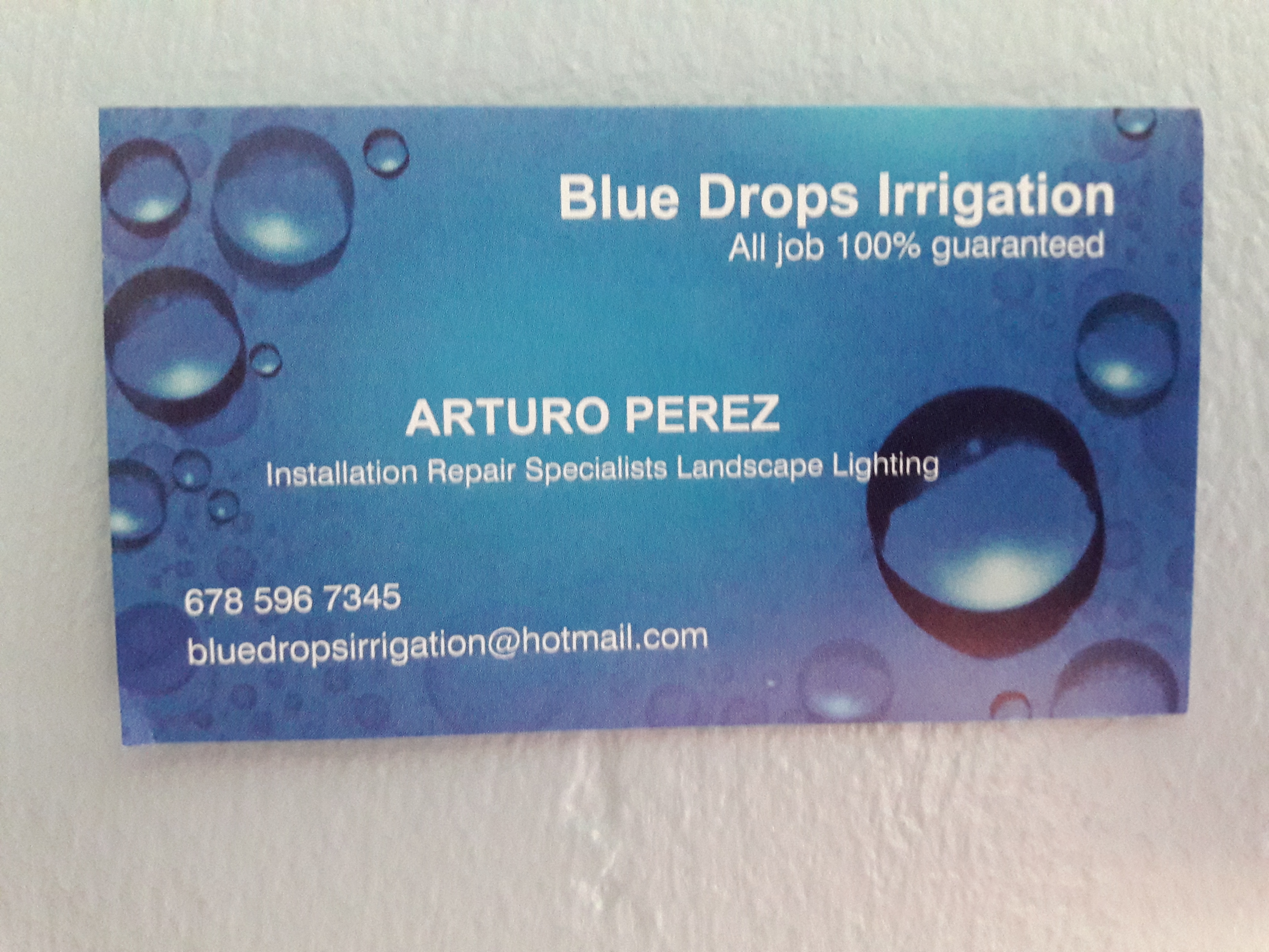 Logo for Blue Drops Irrigation
