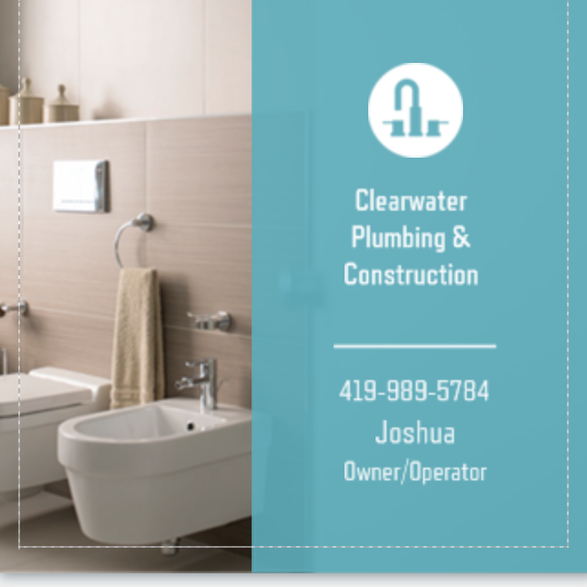 Logo for ClearWater Plumbing & Construction