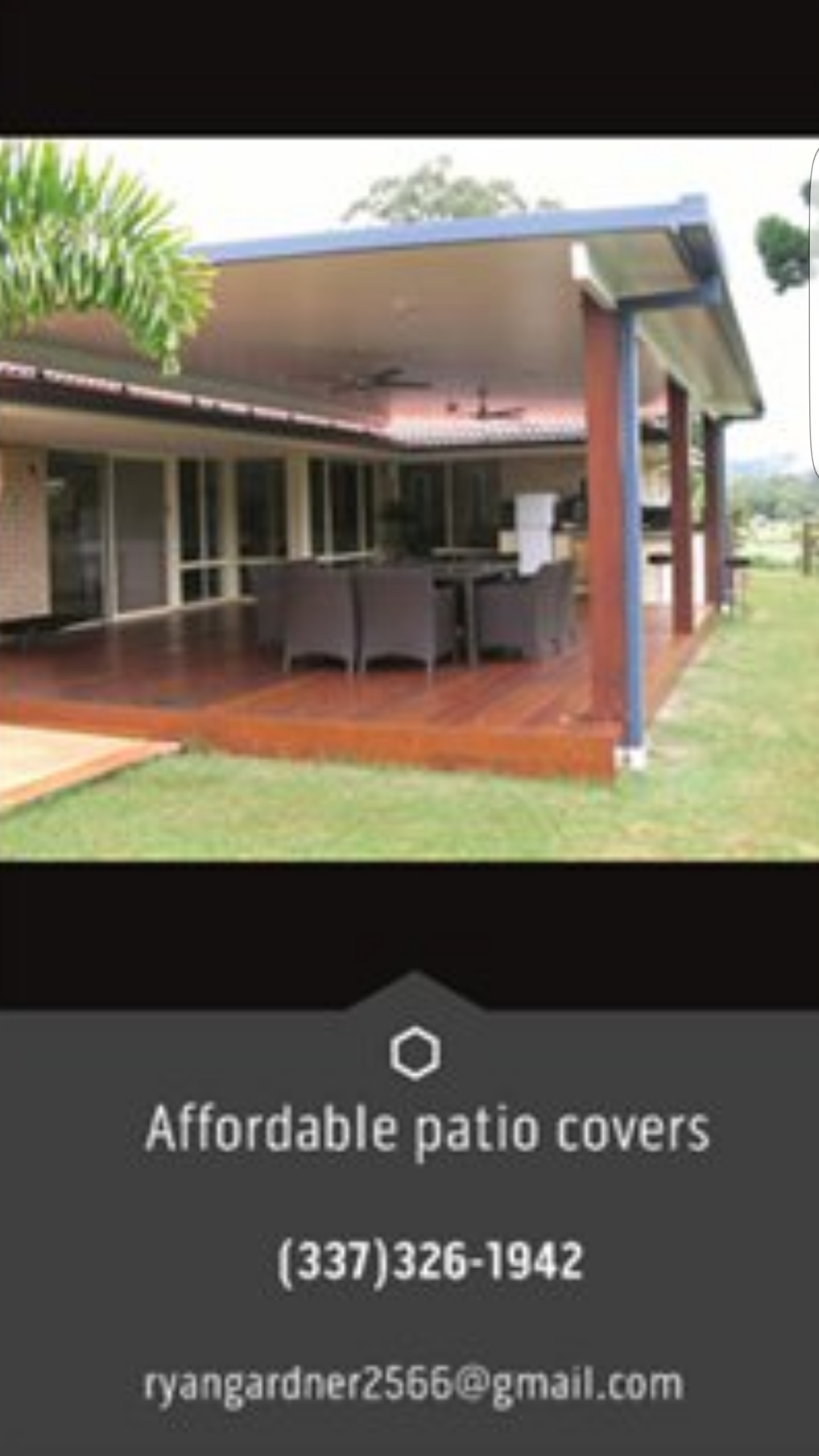 Logo for Affordable Patios & Gutters